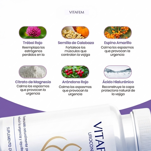 UroControl™ | Control de Vejiga con Fórmula GAG-Activa™