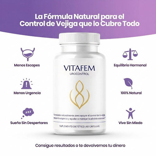 UroControl™ | Control de Vejiga con Fórmula GAG-Activa™